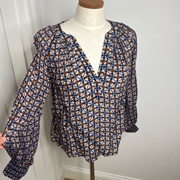 Velvet by Graham & Spencer Patterned Blouse - Picture 4 of 7